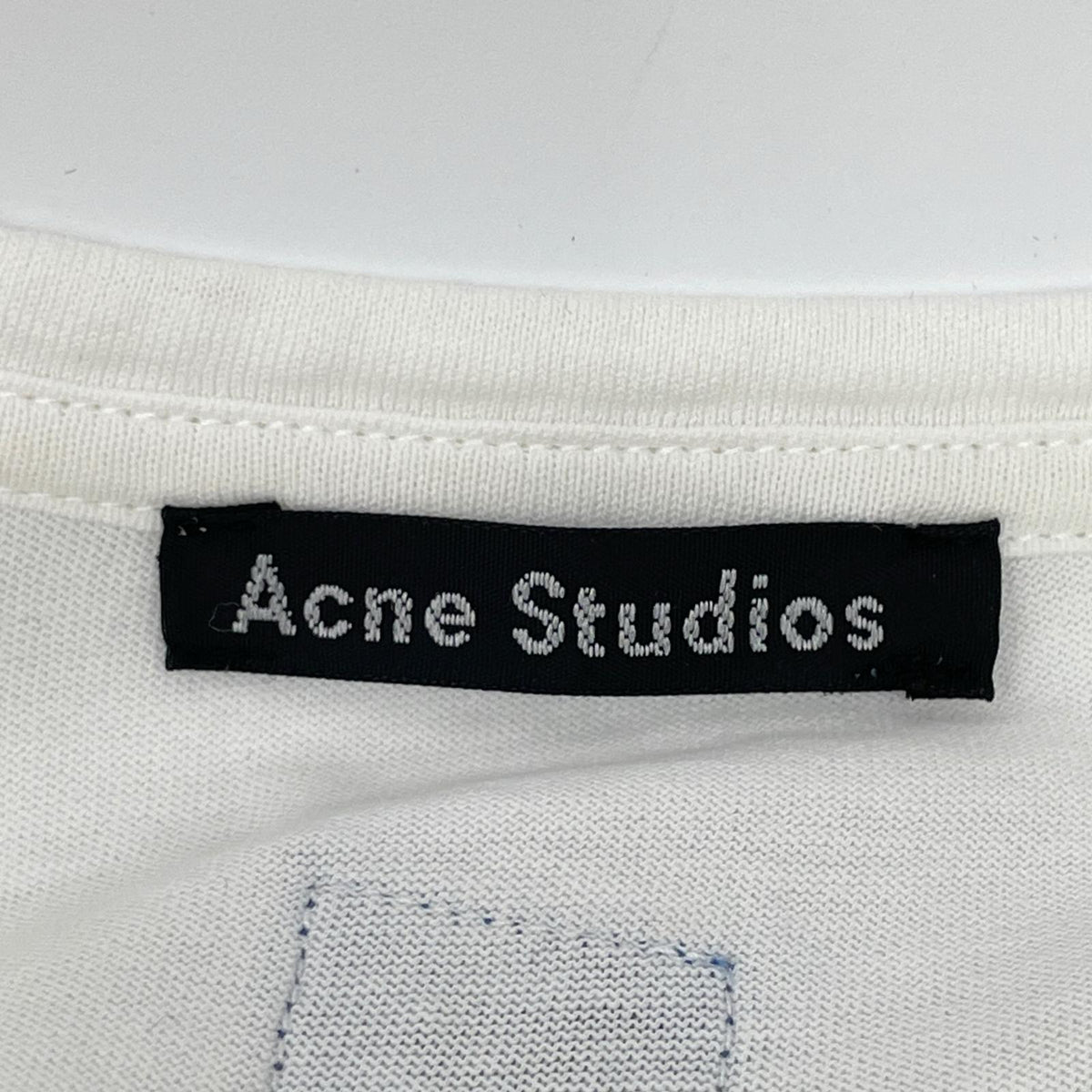ACNE STUDIOS Animal Patch Cotton T-Shirt White Size S