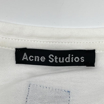 ACNE STUDIOS Animal Patch Cotton T-Shirt White Size S