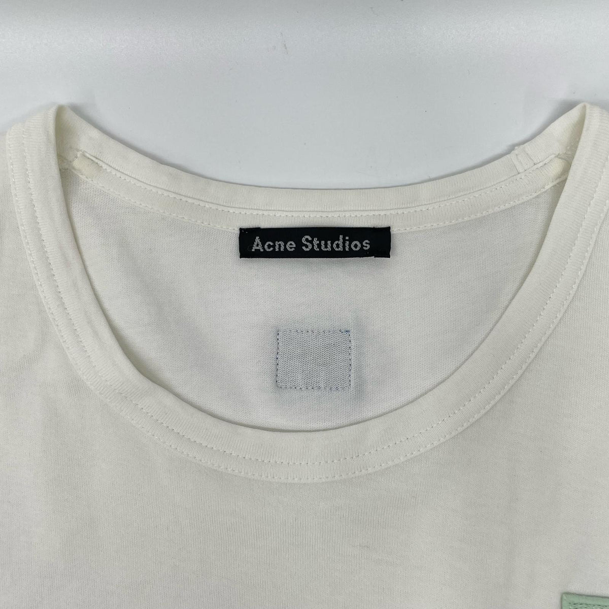 ACNE STUDIOS Animal Patch Cotton T-Shirt White Size S