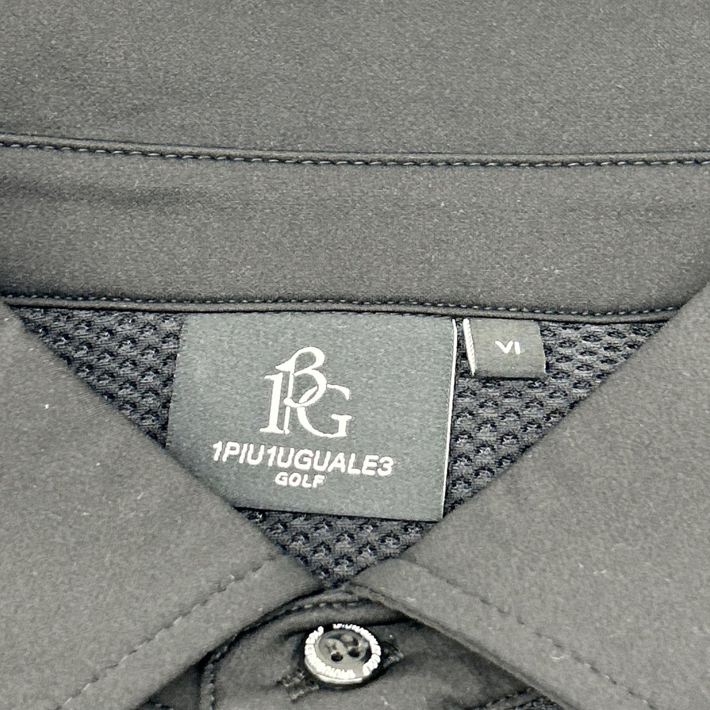 GRT GRT248-GPU002 Black Polo Mesh Size VI