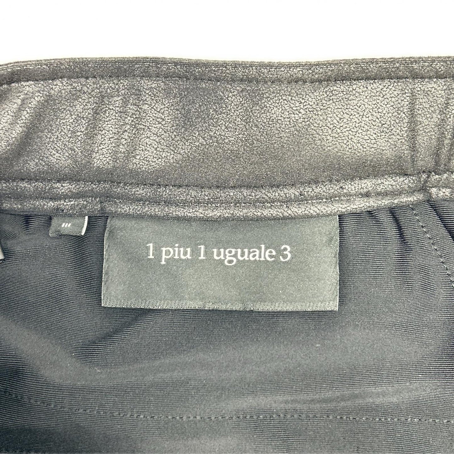 MRP 1piu1uguale3 Coated Stretch Pants Black Size III