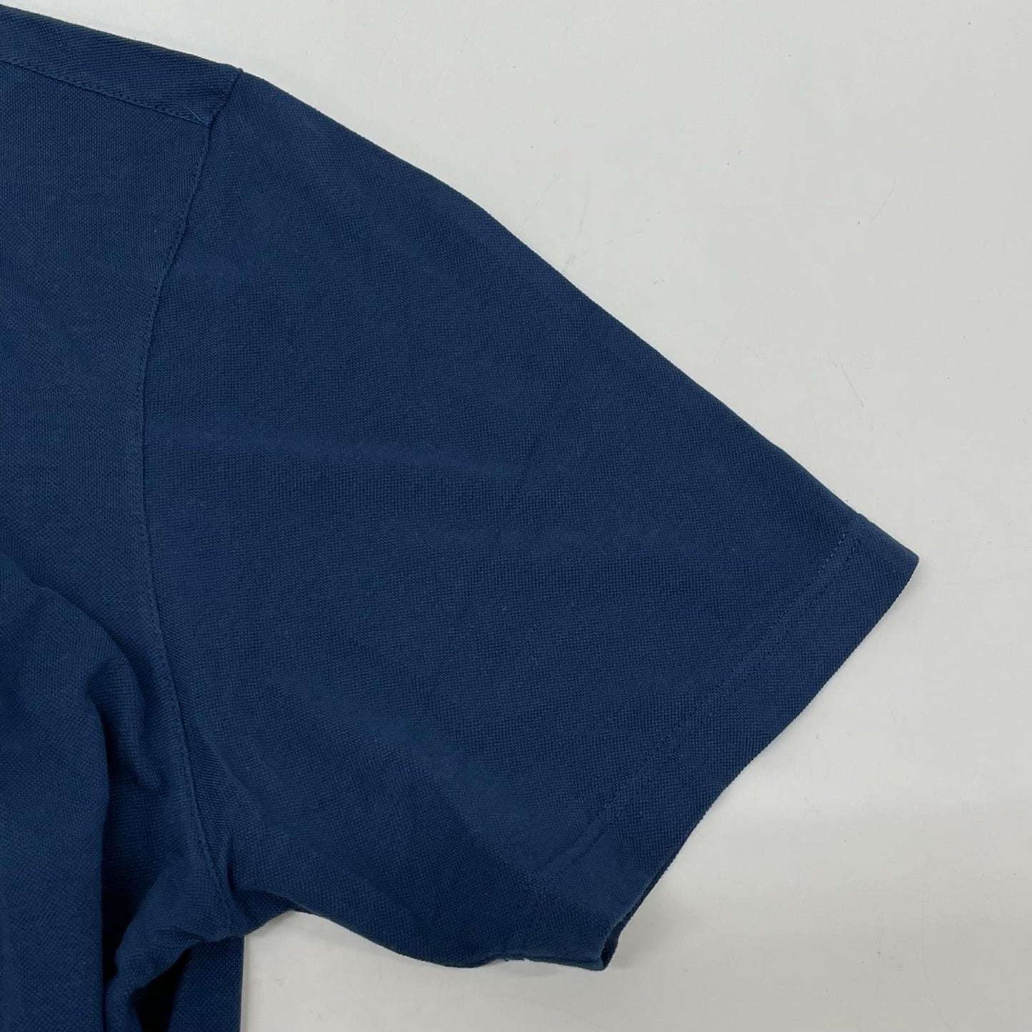GRAN SASSO Blue Cotton Pique Polo Size 48