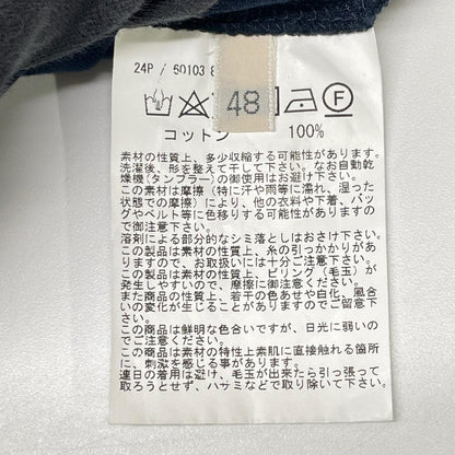 GRAN SASSO Navy Cotton Pique Polo Size 48