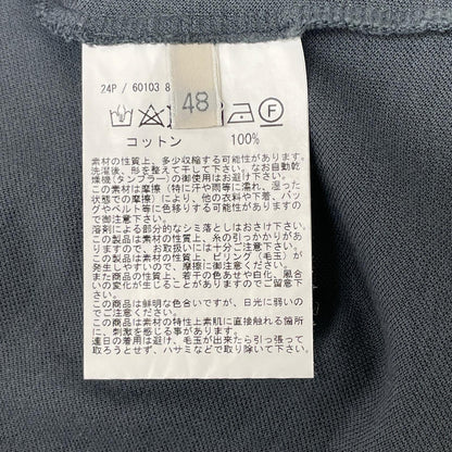 GRAN SASSO Gray Cotton Pique Polo Size 48