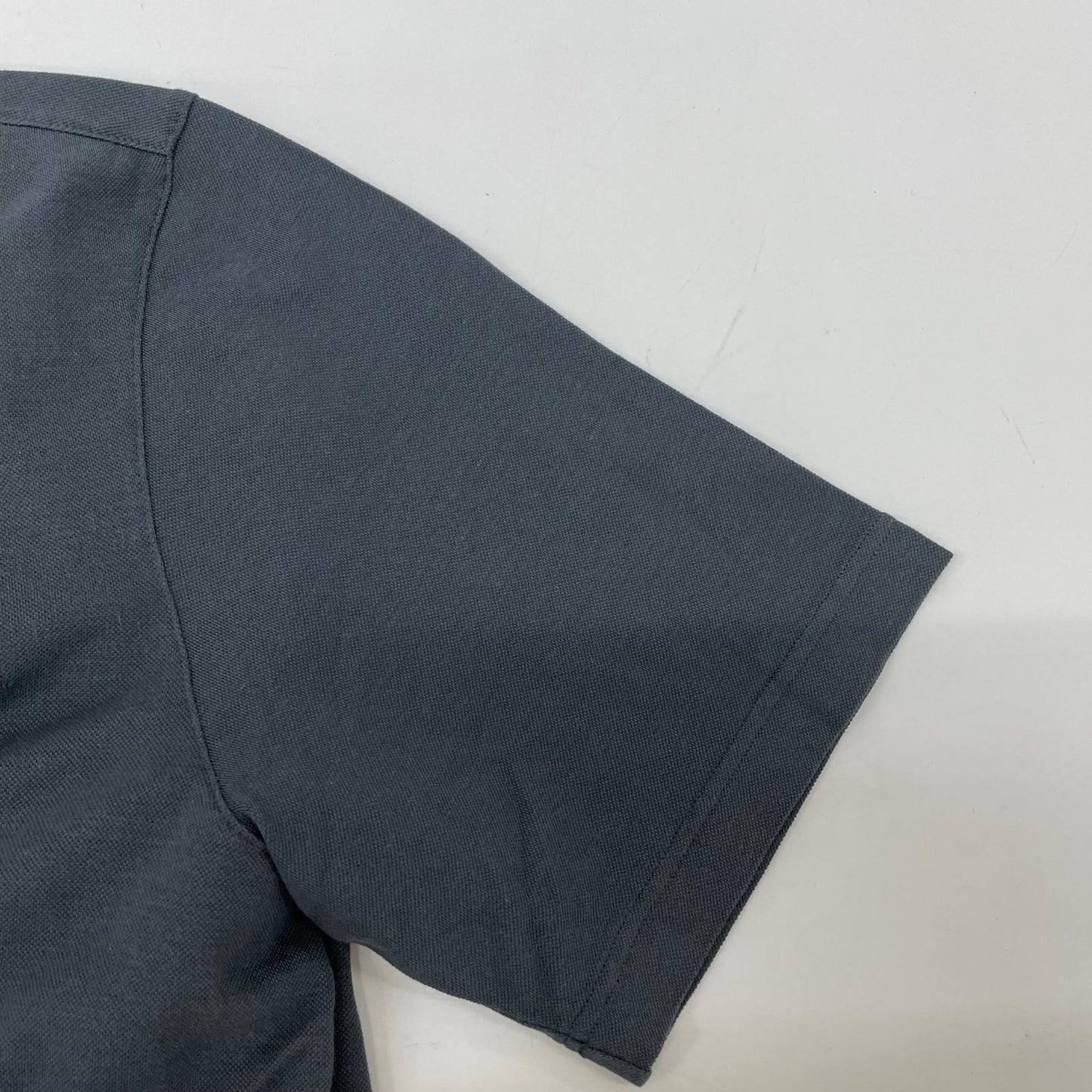 GRAN SASSO Gray Cotton Pique Polo Size 48