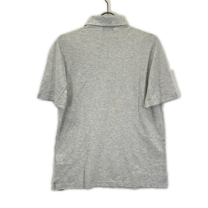 GRAN SASSO Light Gray Cotton Pique Polo Size 48