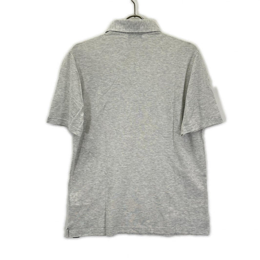 GRAN SASSO Light Gray Cotton Pique Polo Size 48