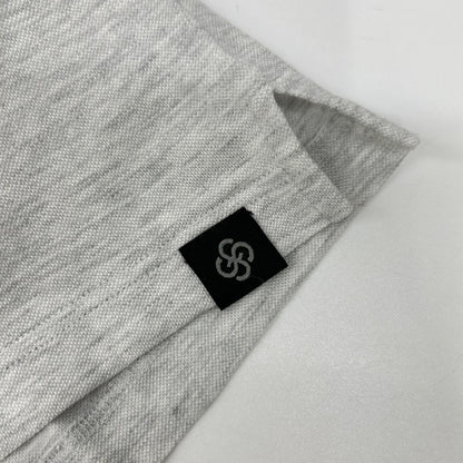 GRAN SASSO Light Gray Cotton Pique Polo Size 48