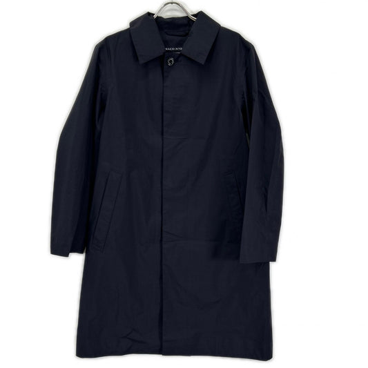 MACKINTOSH GMH-1004 Navy Nylon Mac Coat Size 38