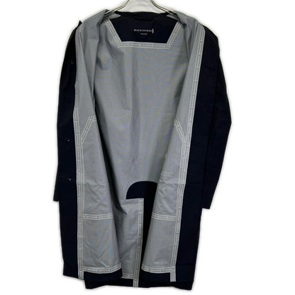 MACKINTOSH GMH-1004 Navy Nylon Mac Coat Size 38