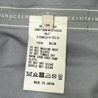 MACKINTOSH GMH-1004 Navy Nylon Mac Coat Size 38