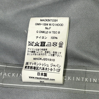 MACKINTOSH GMH-1004 Navy Nylon Mac Coat Size 38