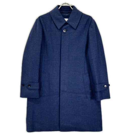 TOMORROWLAND PILGRIM Navy Zegna Wool Balmacaan Coat Size 46
