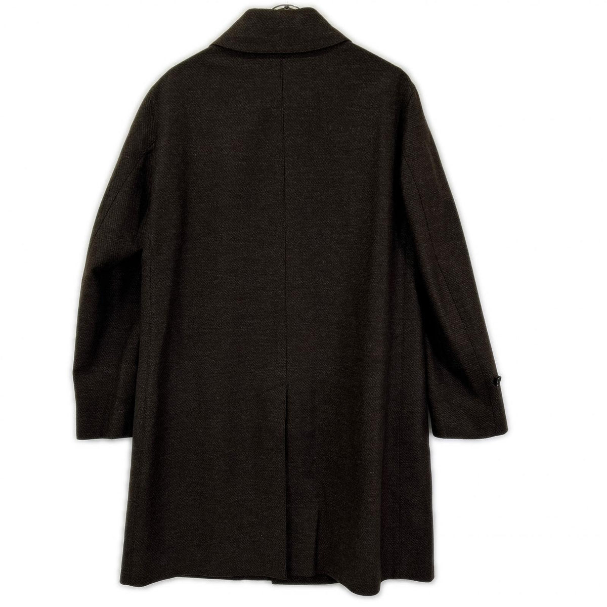 TOMORROWLAND PILGRIM Brown Zegna Wool Balmacaan Coat Size 46