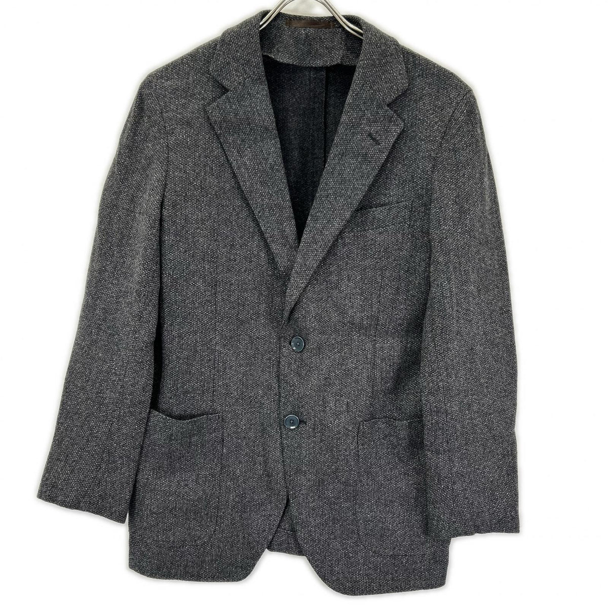 TOMORROWLAND PILGRIM Gray Zegna Wool 2B Blazer Size 46