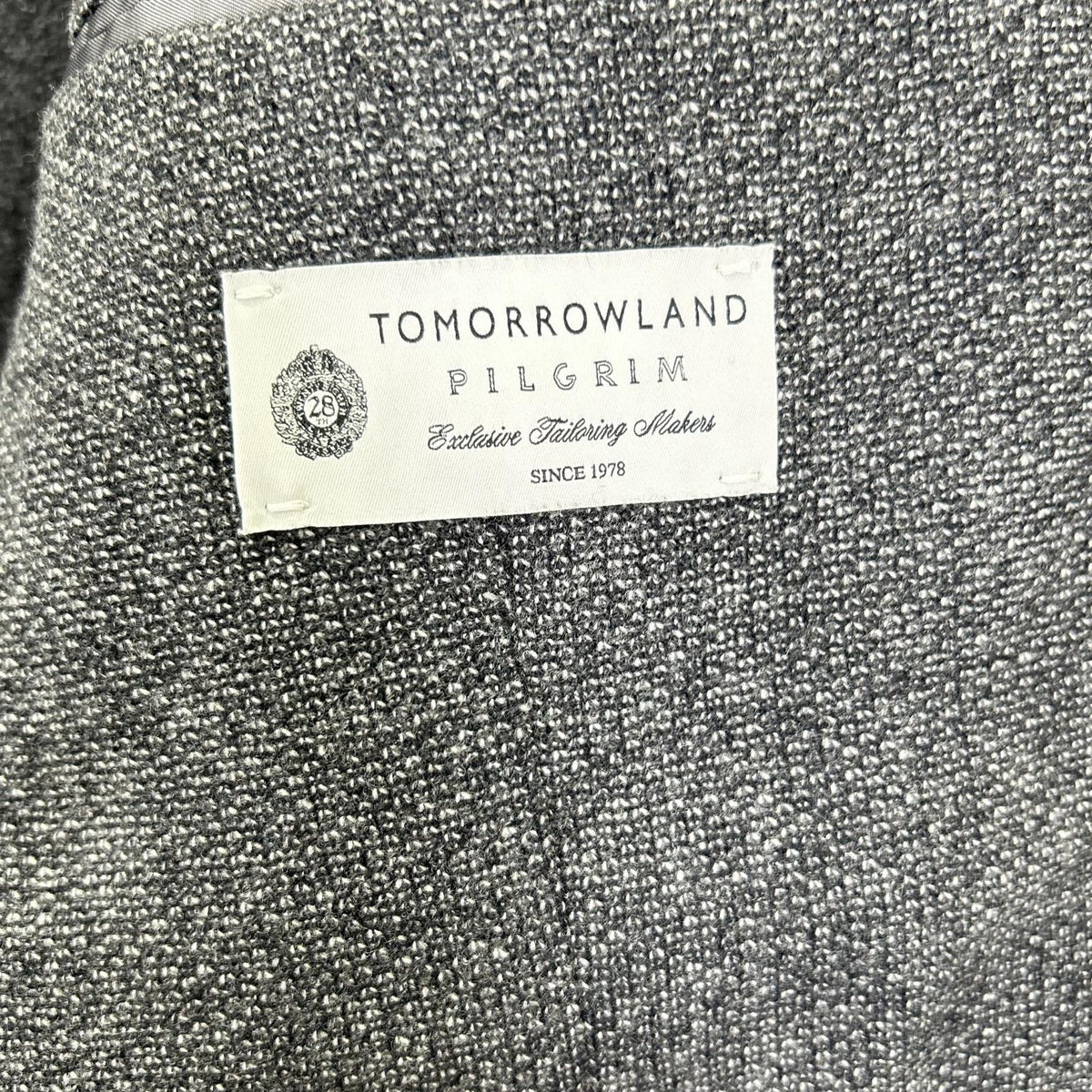 TOMORROWLAND PILGRIM Gray Zegna Wool 2B Blazer Size 46