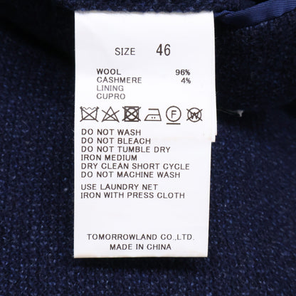 TOMORROWLAND PILGRIM Zegna Cashmere Blazer Navy Size 46