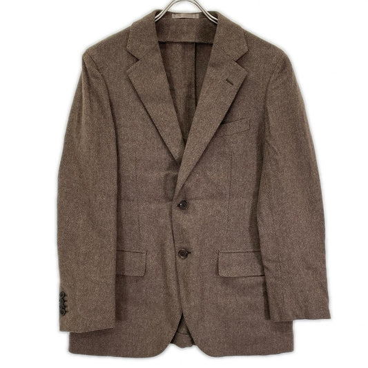 TOMORROWLAND PILGRIM Brown Zegna Wool 2B Jacket Size 46