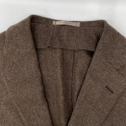 TOMORROWLAND PILGRIM Brown Zegna Wool 2B Jacket Size 46