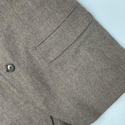 TOMORROWLAND PILGRIM Brown Zegna Wool 2B Jacket Size 46