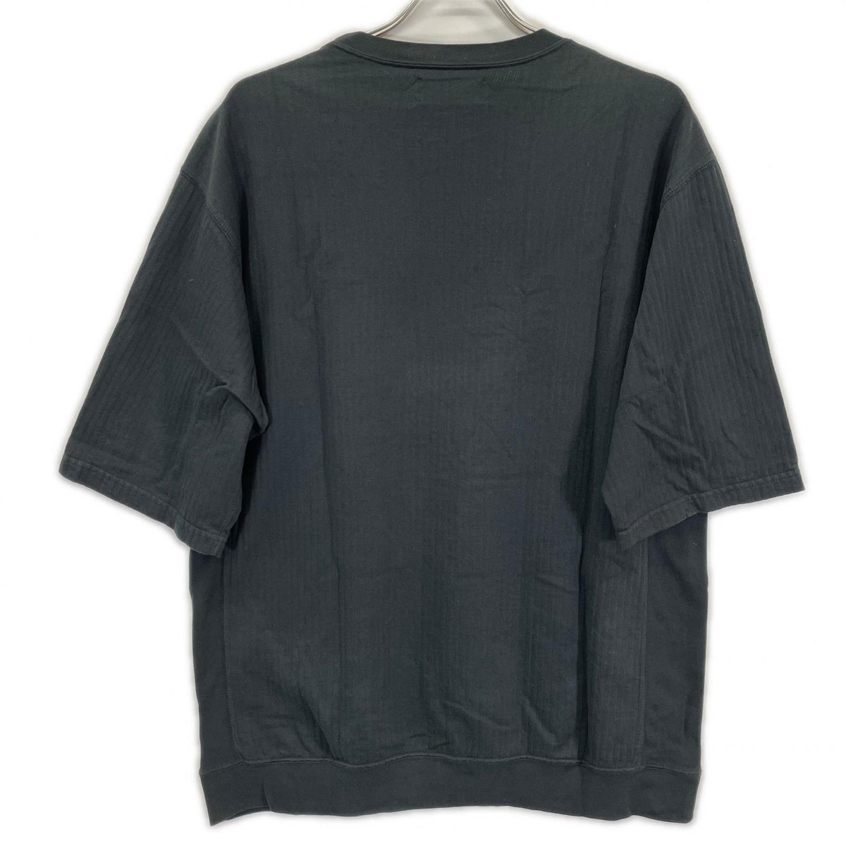 AUBERGE Black Cotton Stripe V-Gusset T-Shirt Size 42