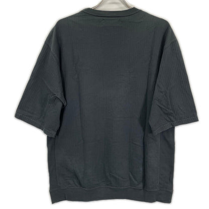 AUBERGE Black Cotton Stripe V-Gusset T-Shirt Size 42
