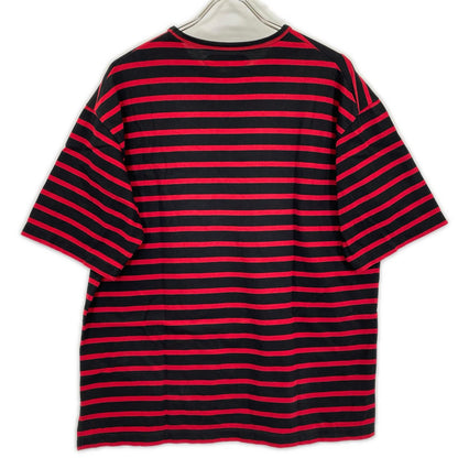 AUBERGE Red x Black CAMELIA Marine Border T-Shirt Size 42