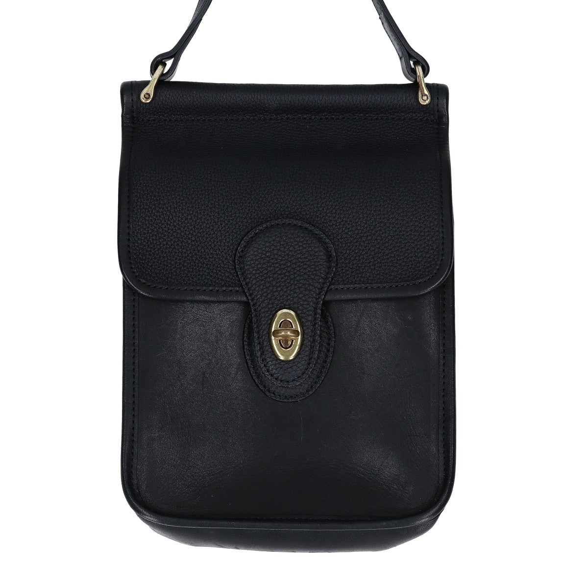 AUBERGE 25AW MADISON Leather Shoulder Bag Black