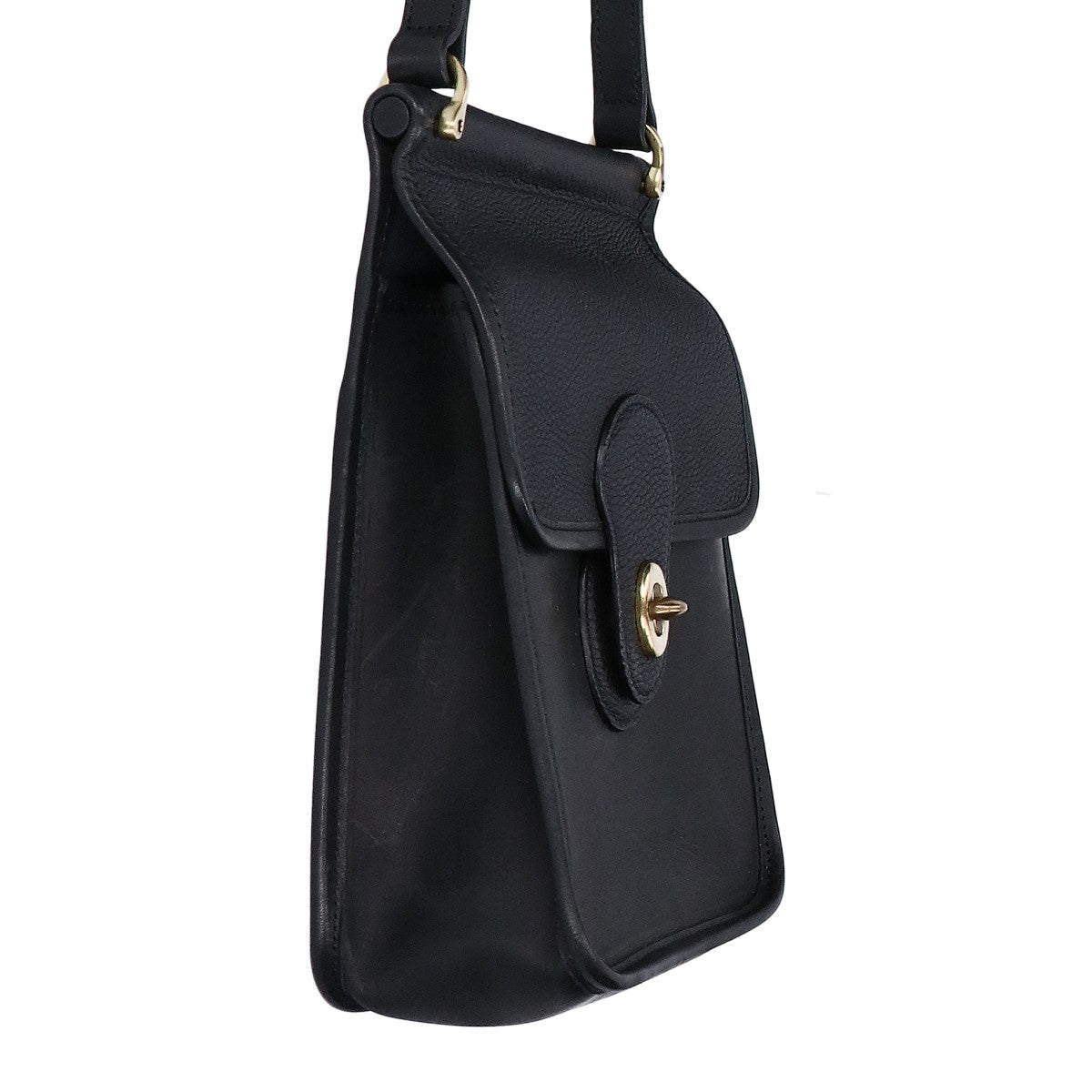 AUBERGE 25AW MADISON Leather Shoulder Bag Black