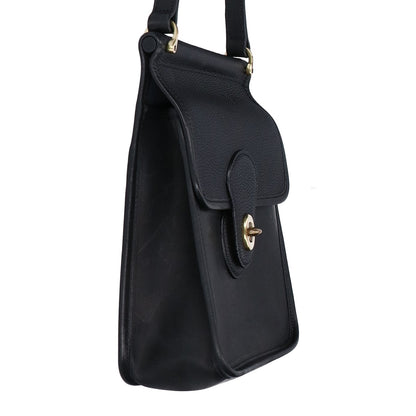 AUBERGE 25AW MADISON Leather Shoulder Bag Black
