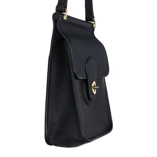 AUBERGE 25AW MADISON Leather Shoulder Bag Black