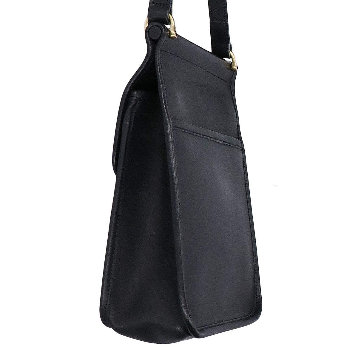 AUBERGE 25AW MADISON Leather Shoulder Bag Black
