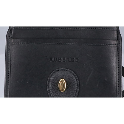 AUBERGE 25AW MADISON Leather Shoulder Bag Black