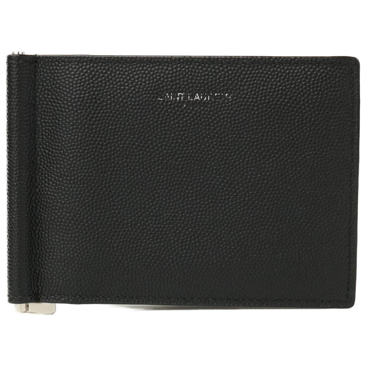 SAINT LAURENT PARIS Bill Clip Wallet Black
