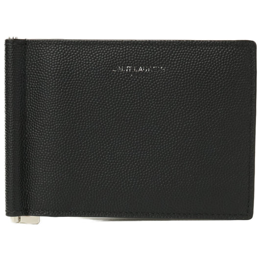 SAINT LAURENT PARIS Bill Clip Wallet Black Size ONE SIZE