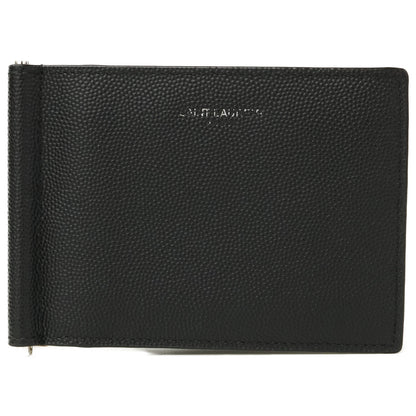 SAINT LAURENT PARIS Bill Clip Wallet Black