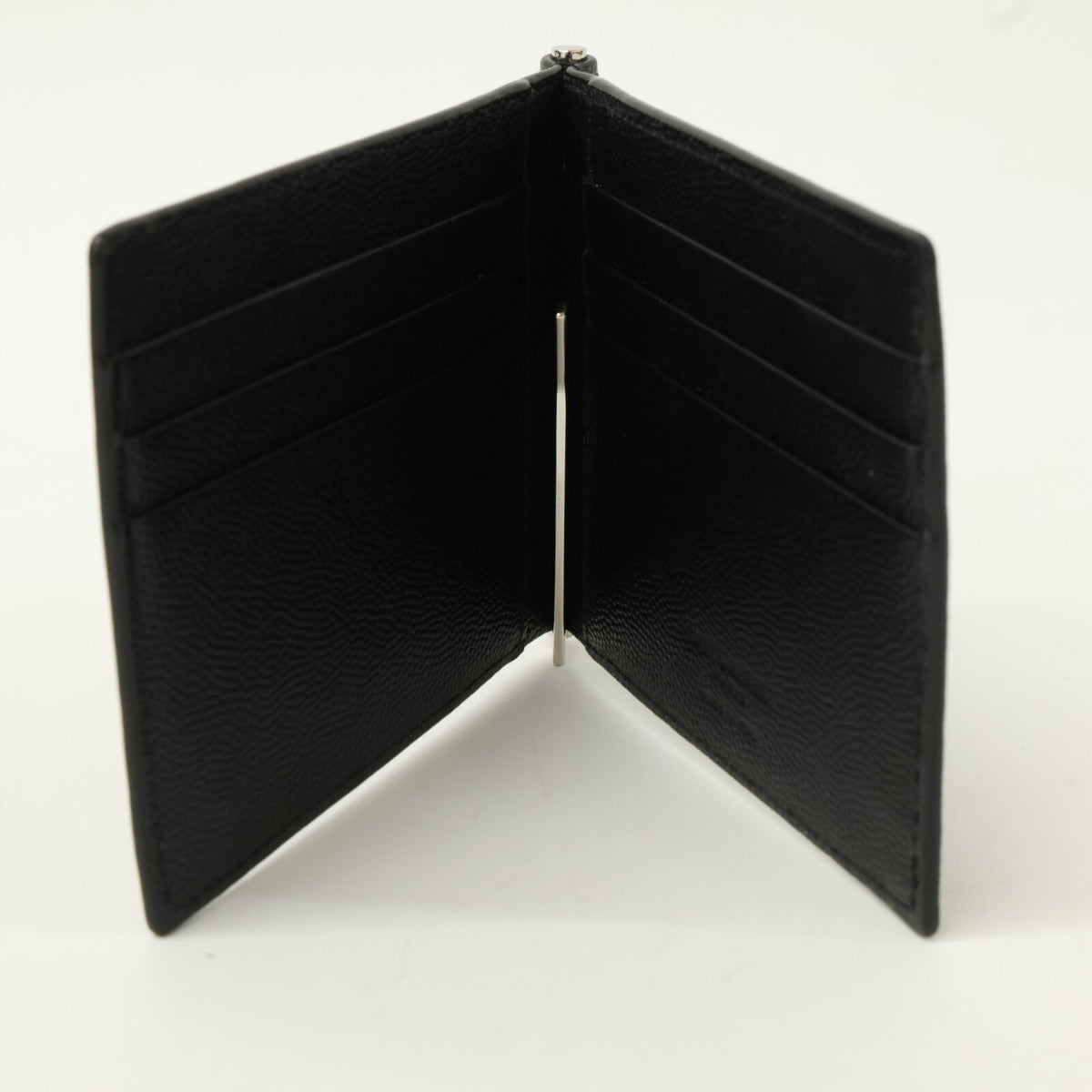 SAINT LAURENT PARIS Bill Clip Wallet Black
