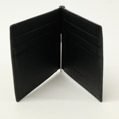 SAINT LAURENT PARIS Bill Clip Wallet Black