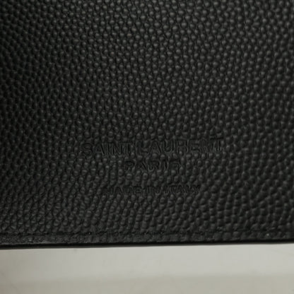 SAINT LAURENT PARIS Bill Clip Wallet Black
