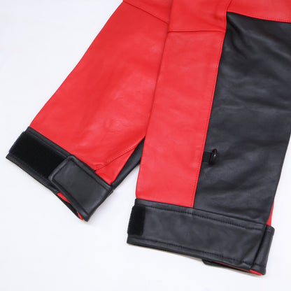 THE NORTH FACE 18AW x Supreme Lamb Leather Red Jacket Size S/P