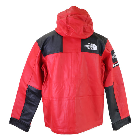 THE NORTH FACE 18AW x Supreme Lamb Leather Red Jacket Size S/P