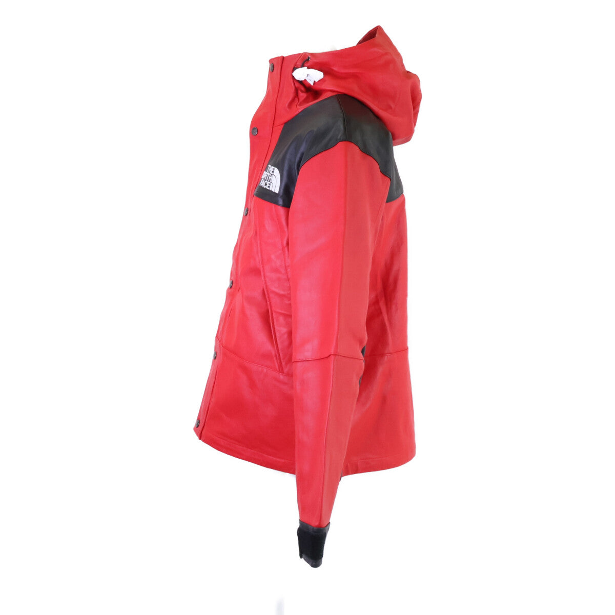 THE NORTH FACE 18AW x Supreme Lamb Leather Red Jacket Size S/P