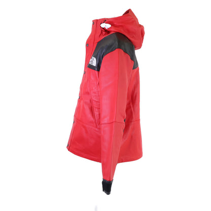 THE NORTH FACE 18AW x Supreme Lamb Leather Red Jacket Size S/P