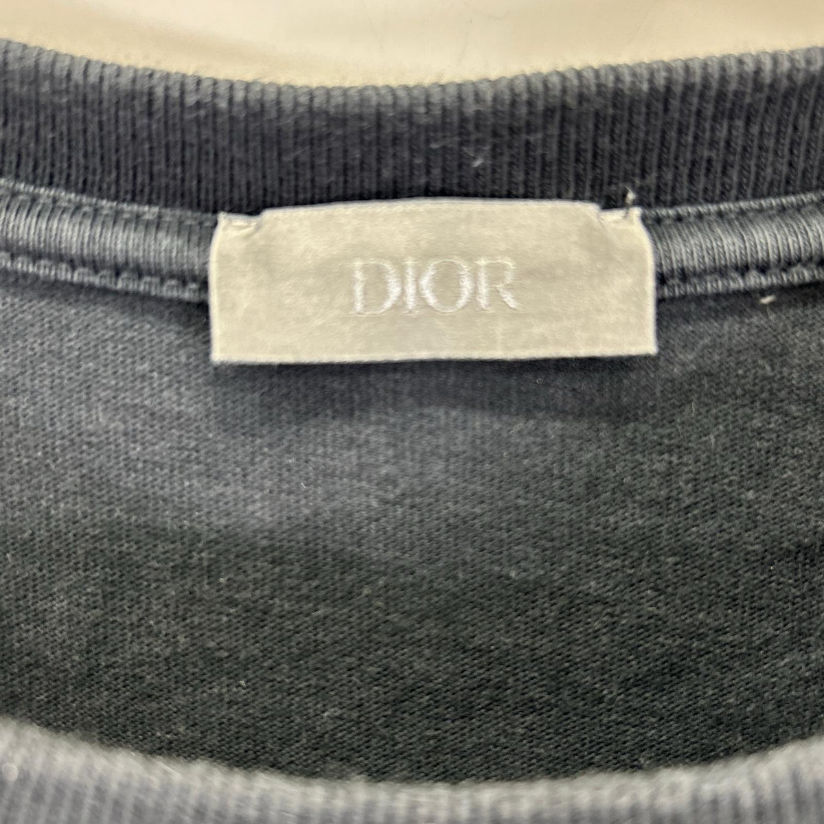 Dior HOMME 24SS Cotton Logo T-Shirt Black Size XL