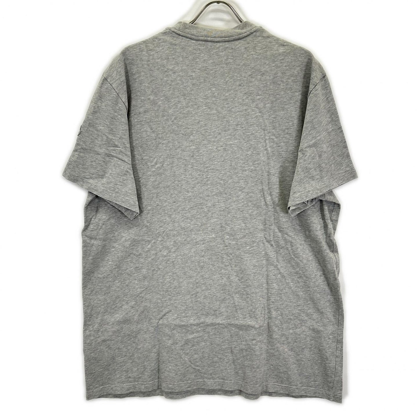 MONCLER 2023 Pixel Logo T-Shirt Gray Size XXL