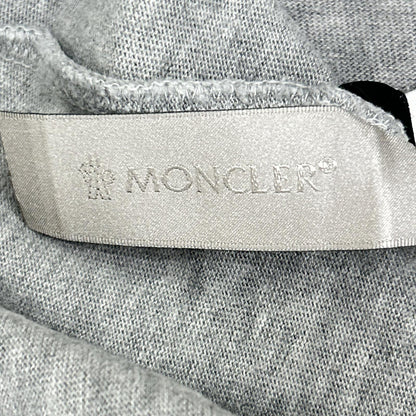 MONCLER 2023 Pixel Logo T-Shirt Gray Size XXL