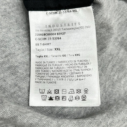 MONCLER 2023 Pixel Logo T-Shirt Gray Size XXL