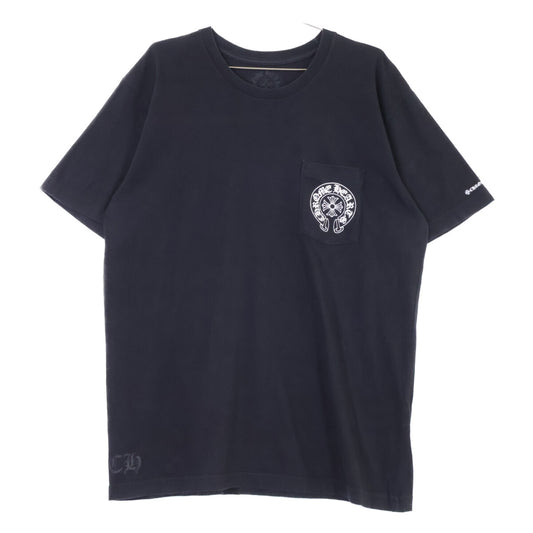 Chrome Hearts Horseshoe Print Pocket T-Shirt Black Size XL