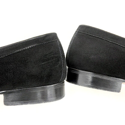 TOMORROWLAND Casanova Goat Suede Loafers Black Size 6