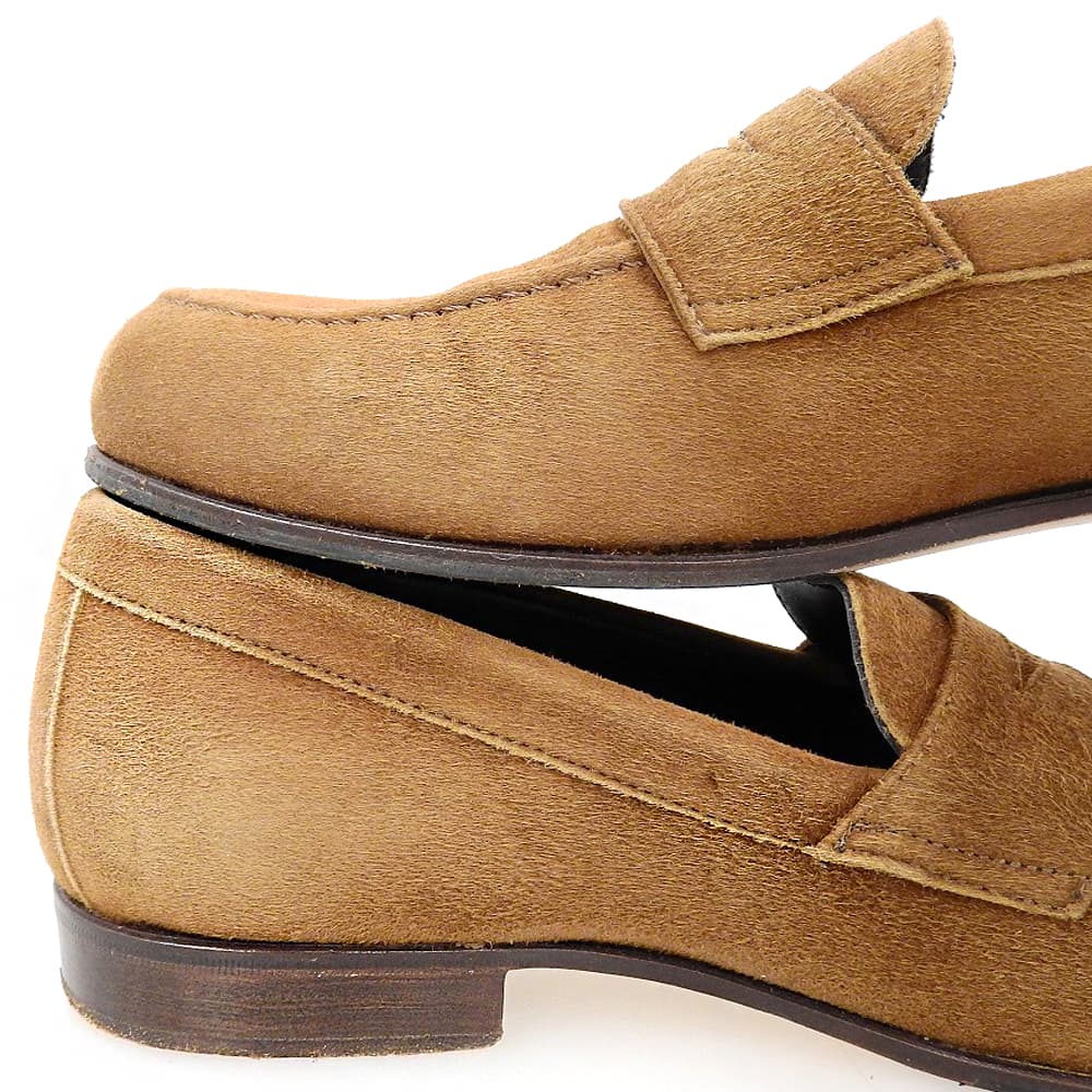 TOMORROWLAND Casanova Goat Suede Loafers Brown Size 6